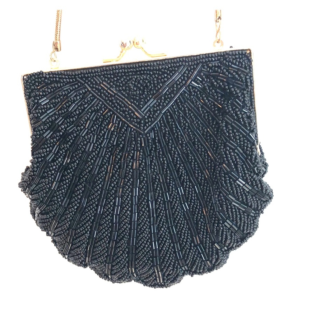 Black Beaded Roaring 20’s Purse